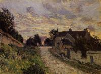 Sisley, Alfred - A Small Street in Louveciennes